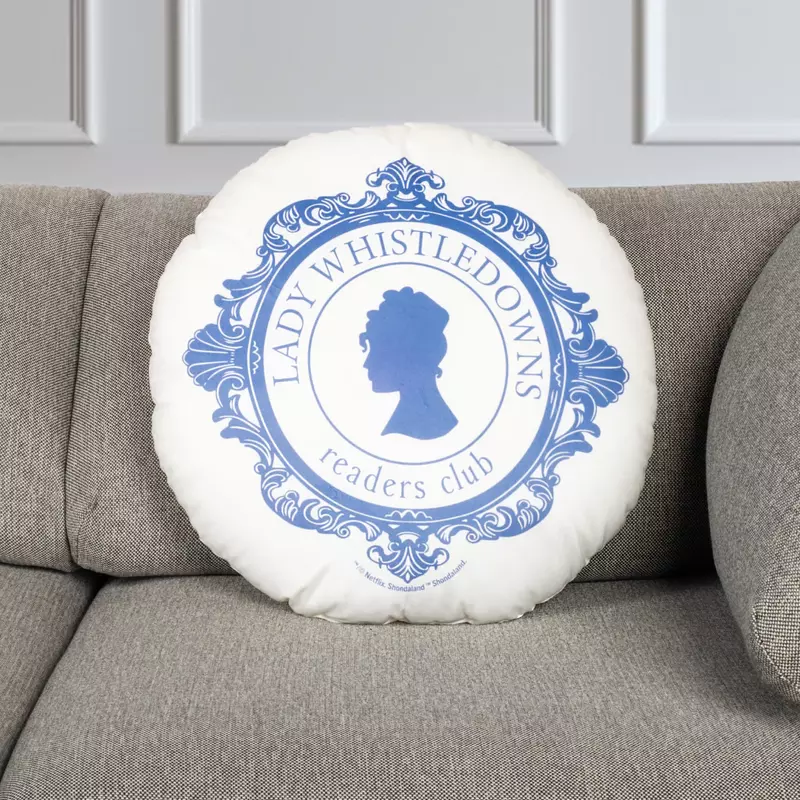 Bridgerton Lady Whistledown Reader's Club Pillow, , hi-res view 1