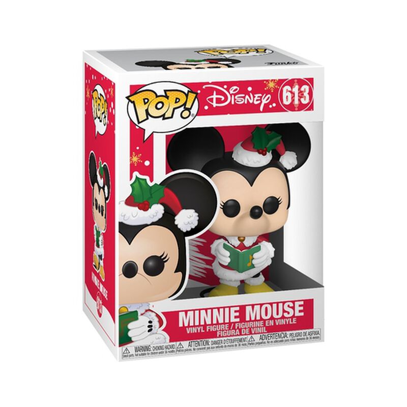 Pop! Minnie Mouse with Mistletoe Santa Hat, , hi-res view 2