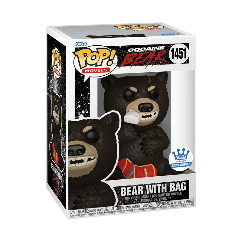 Pop! Cocaine Bear with Bag, , hi-res view 3