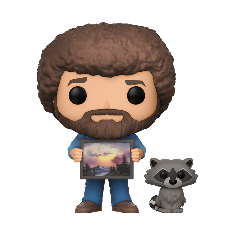Pop! Bob Ross and Raccoon w/ Chase, , hi-res view 1