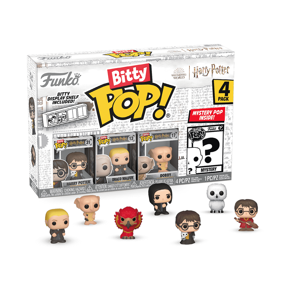 Детские фигурки Funko Bitty Pop! Harry Potter 4-Pack Series 1 — фото 1