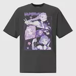 KPop Demon Hunters HUNTR/X  Black Faded Tee, , hi-res view 2