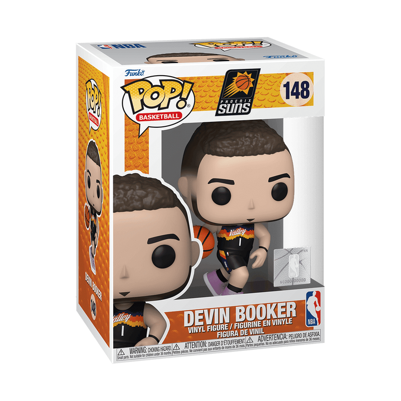 Pop! 21-22 NBA City Edition Devin Booker, , hi-res view 2
