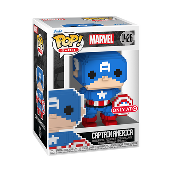 Pop! 8-Bit Captain America, Image 2