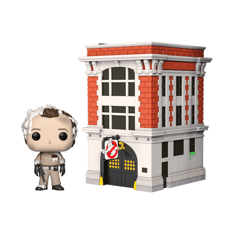 Pop! Town Dr. Peter Venkman with Firehouse, , hi-res view 1