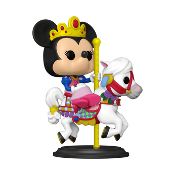 Pop! Minnie Mouse on Prince Charming Regal Carrousel, Image 1