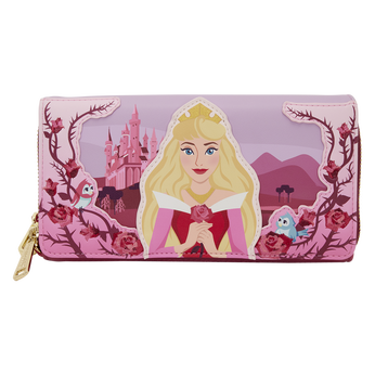 Sleeping Beauty Exclusive Princess Aurora Roses Wristlet Wallet, Image 1