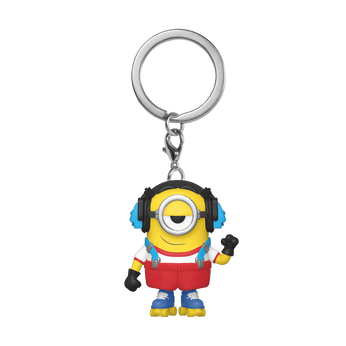 Pop! Keychain Stuart Roller Skating, , hi-res view 1