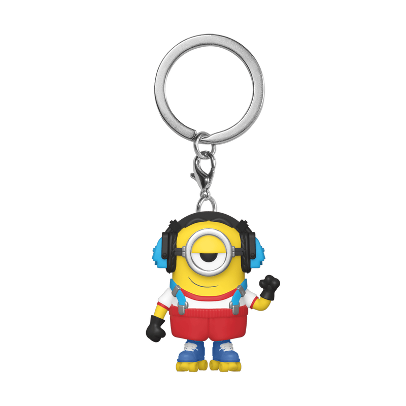 Pop! Keychain Stuart Roller Skating, , hi-res view 1