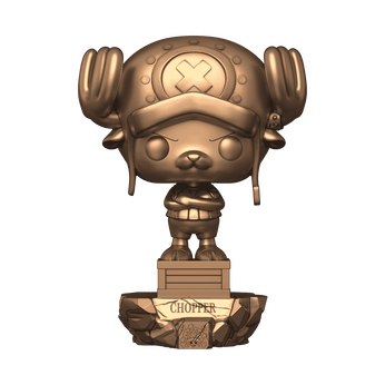 Pop! Plus Chopper Statue (Bronze) with Pop! Protector, Image 1