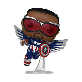 Pop! Captain America (Sam Wilson) (Flying), Image 1