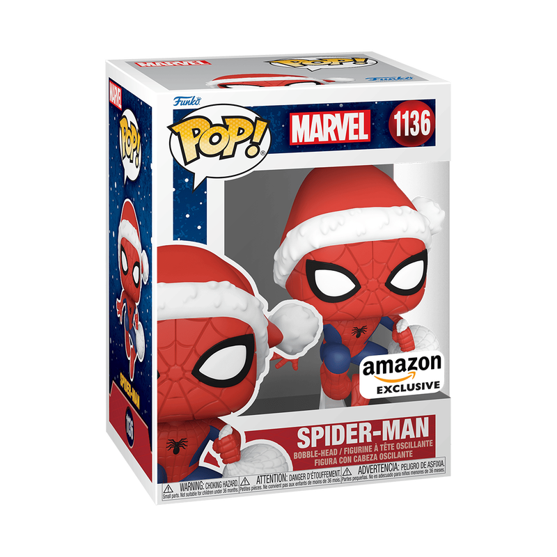 Pop! Santa Spider-Man, , hi-res image number 2