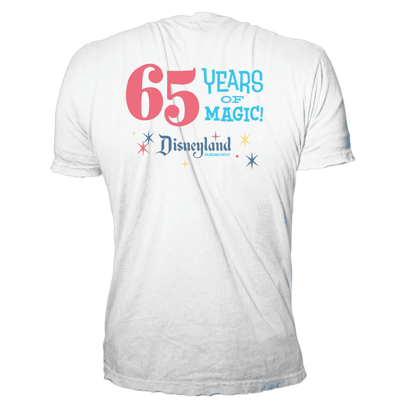 Disneyland 65th Anniversary White Tee, , hi-res view 2