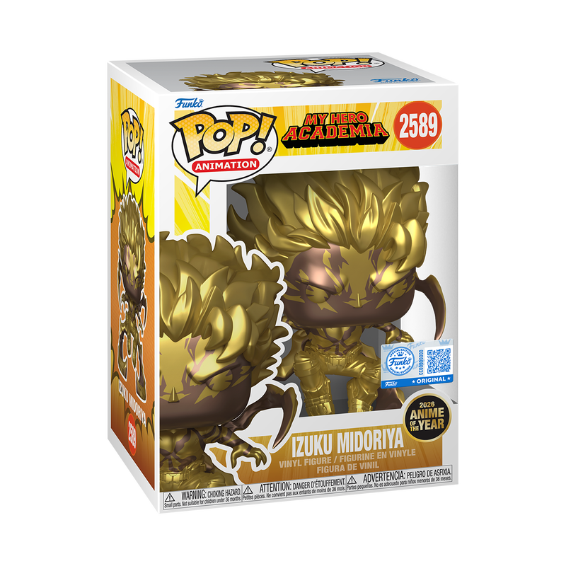 Funko POP 18+α体セット(バラ売り不可):プロテクター付き Pop! Izuku Midoriya (Gold) with Pop! Protector | Funko