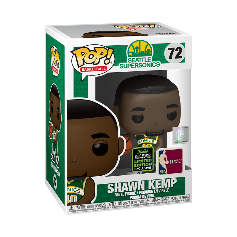 Amazon.com: Pop Funko NBA: Seattle Supersonics - Shawn Kemp
