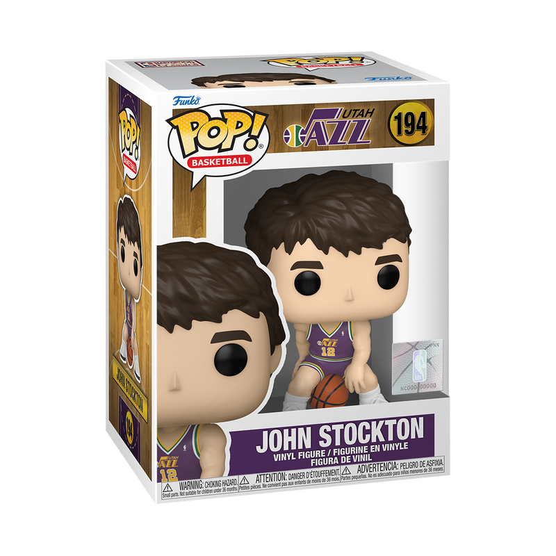 Pop! John Stockton in Purple Jersey, , hi-res view 2