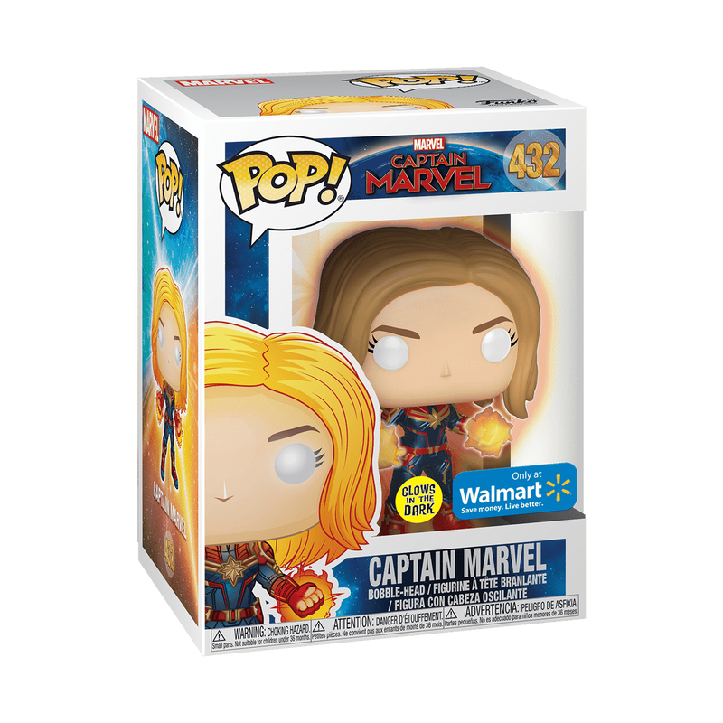 Pop! Captain Marvel with Glowing Hands, , hi-res view 2