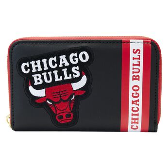 NBA Chicago Bulls Patch Icons Zip Around Wallet, Image 1