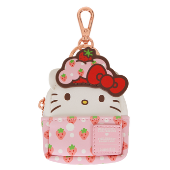 Sanrio Hello Kitty & Friends x Strawberry Shortcake Cosplay Mini Backpack Keychain Charm, Image 2