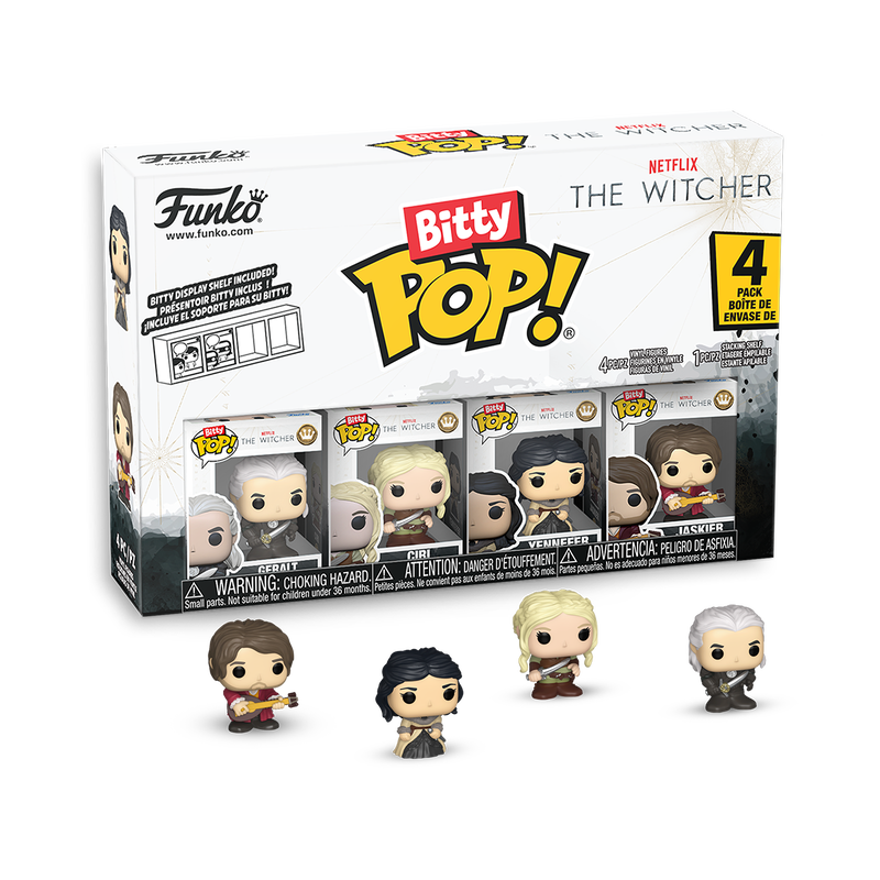 Bitty Pop! Netflix The Witcher 4-Pack Series 1, , hi-res view 1