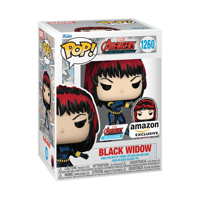 Pop! Black Widow with Pin, , hi-res view 2