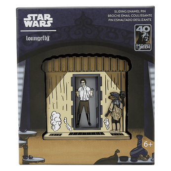 Star Wars: Return of the Jedi 40th Anniversary Han Solo in Carbonite Sliding Pin, Image 1