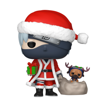 Pop! Plus Kakashi Hatake with Pakkun (Holiday Outfit), Image 1