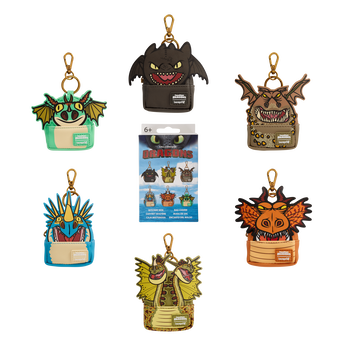 How To Train Your Dragon Mystery Mini Backpack Keychain Charm, Image 1