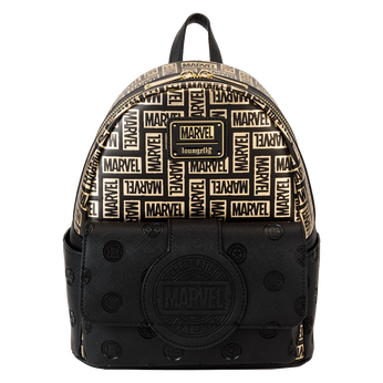 Marvel 85th Anniversary All-Over Print Logo Mini Backpack, Image 1