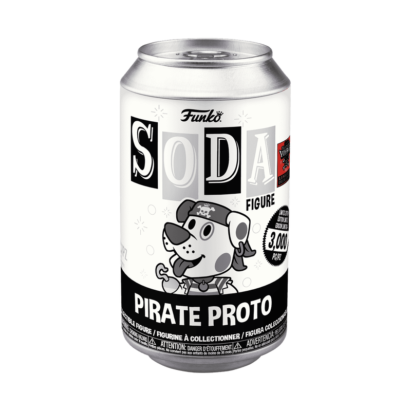 Vinyl SODA Pirate Proto (Black & White), , hi-res view 2