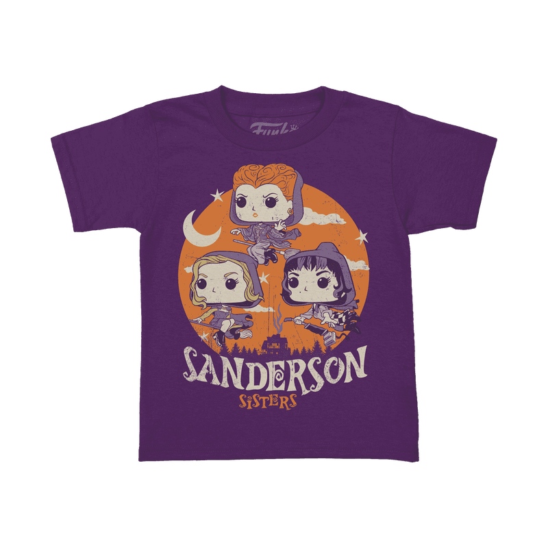 Sanderson Sisters Flying Kids Tee, , hi-res view 1