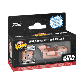 Bitty Pop! Pop! Rides Luke Skywalker and Speeder, Image 1
