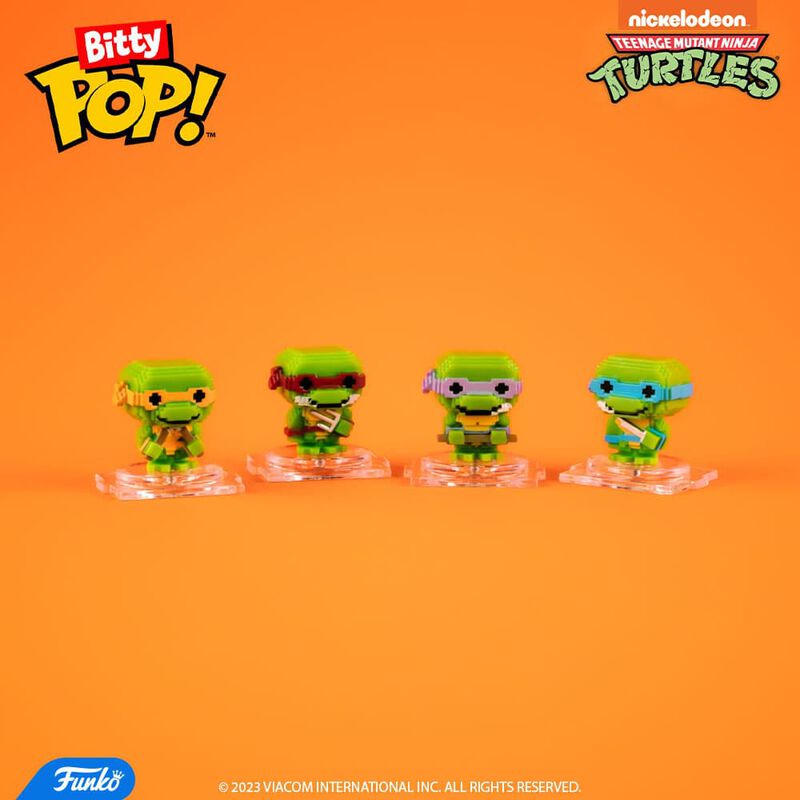 Bitty Pop! Teenage Mutant Ninja Turtles 4-Pack Series 4 FWlifestyle1 view 2