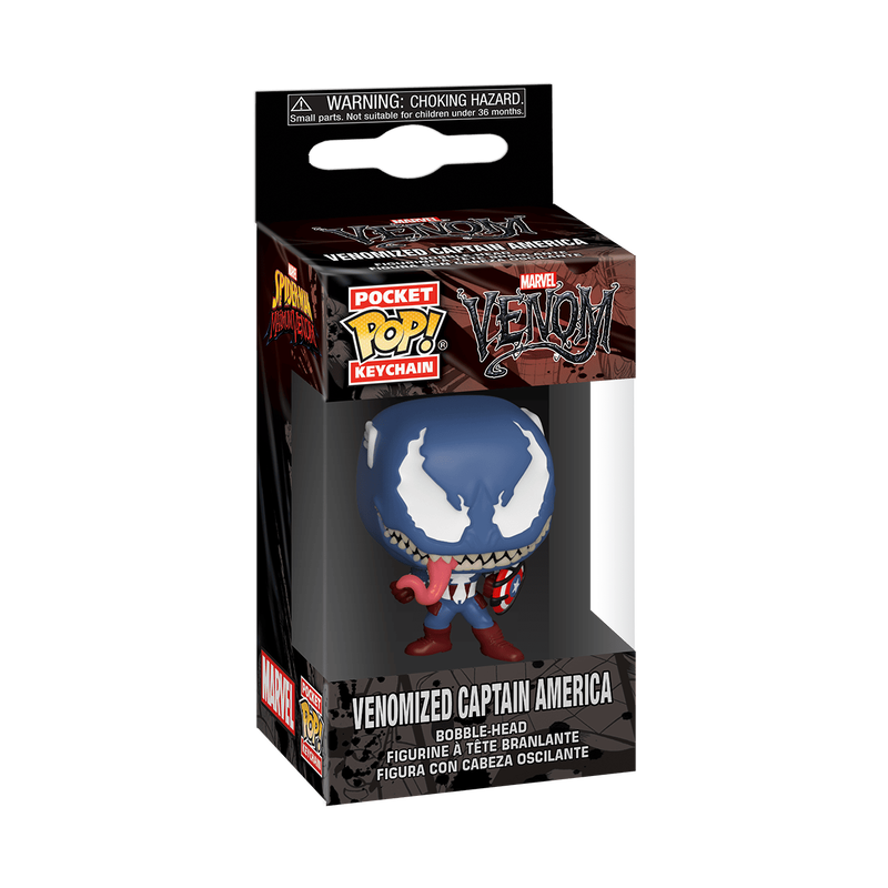 Pop! Keychain Venomized Captain America, , hi-res view 2