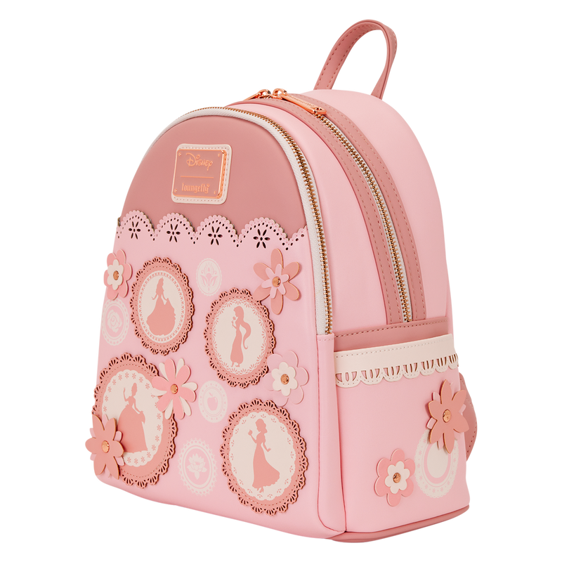 Disney Princess Floral Lace Mini Backpack, , hi-res view 3
