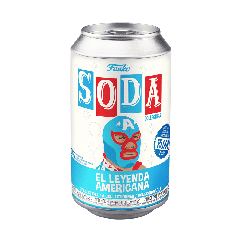 Vinyl SODA: Luchadores- Cap America w/(MT)Chase, , hi-res view 2