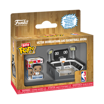 Bitty Pop! Towns Victor Wembanyama & Basketball Arena, , hi-res view 2