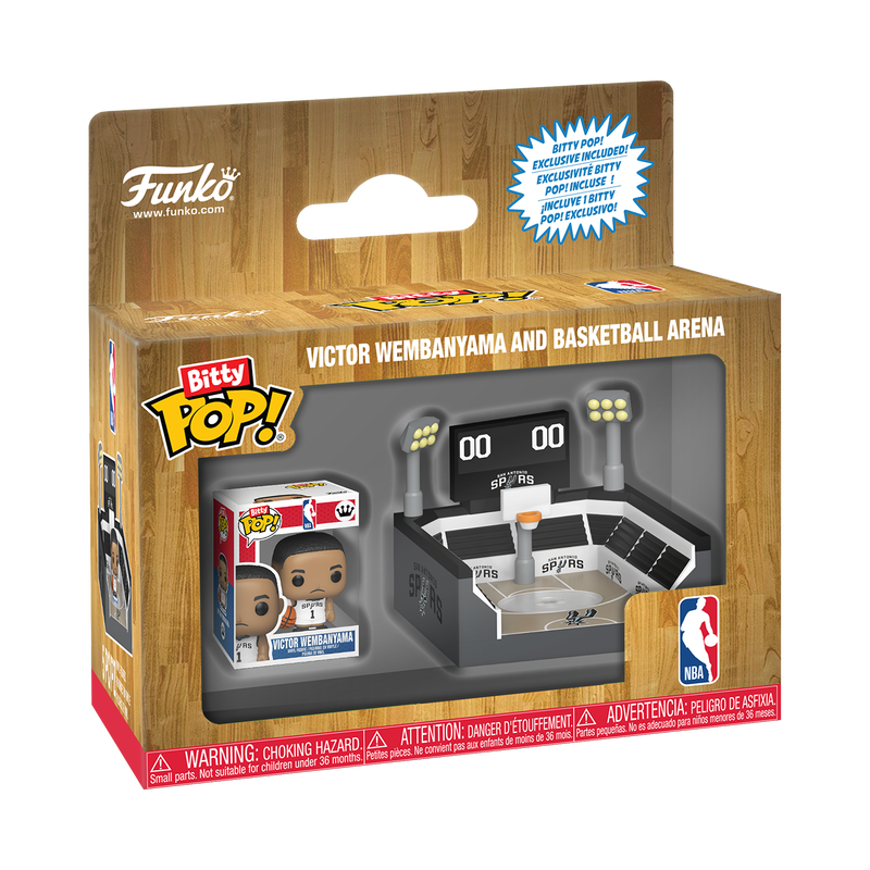 Bitty Pop! Towns Victor Wembanyama & Basketball Arena, , hi-res view 2