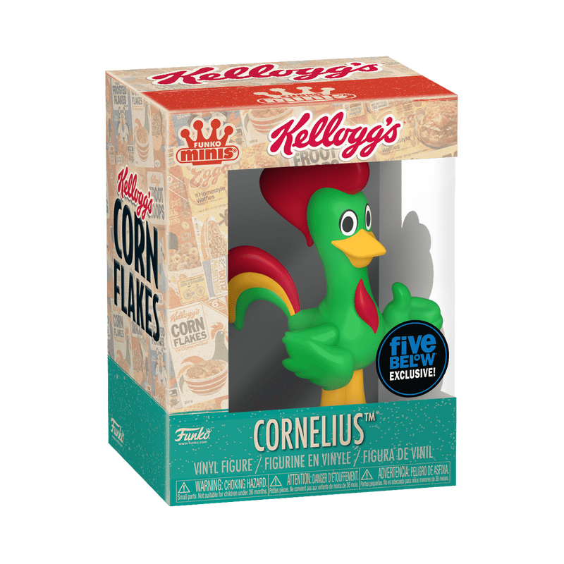 Kellogg's Mascots Cornelius Rooster Mini Vinyl Figure, , hi-res view 1