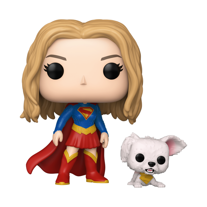 Pop! & Buddy Supergirl with Puppy Krypto, , hi-res view 1