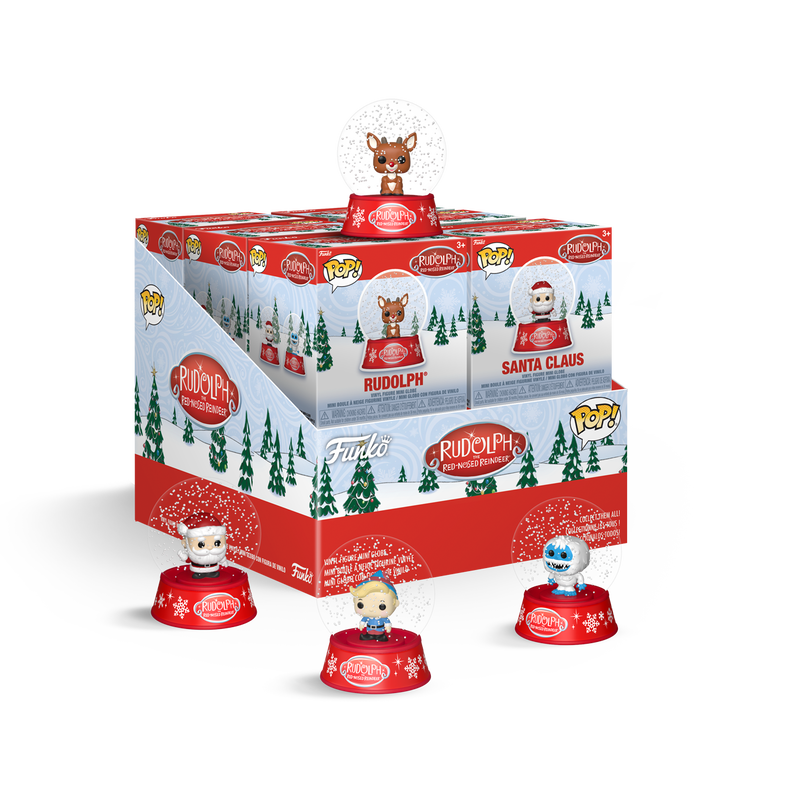 Rudolph the Red-Nosed Reindeer Mini Glitter Globes, , hi-res view 1