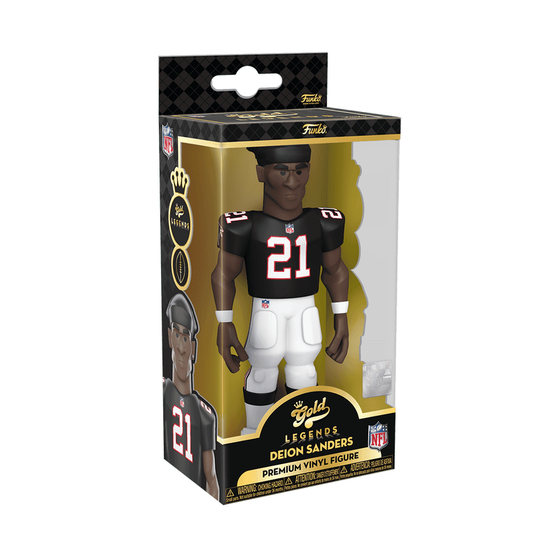 Vinyl GOLD 5" Deion Sanders - Falcons, , hi-res view 2