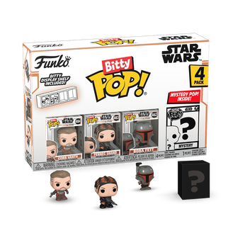 Bitty Pop! Star Wars The Mandalorian 4-Pack Series 3, Image 1