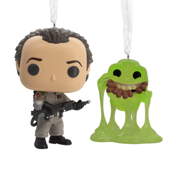 Dr. Peter Venkman & Slimer Ornament, Image 1
