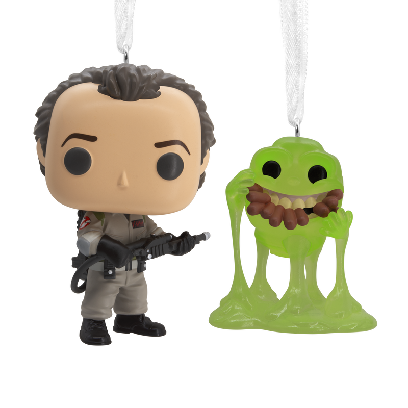Dr. Peter Venkman & Slimer Ornament, , hi-res view 1