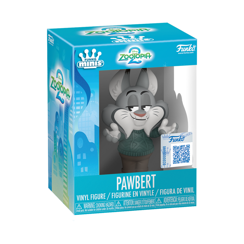 Pawbert Zootopia 2 Mini Vinyl Figure, , hi-res view 1
