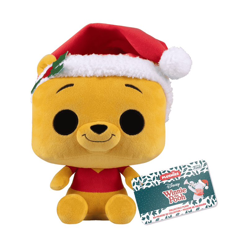 Holiday Winnie the Pooh Plush, , hi-res view 1