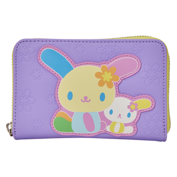 Sanrio Exclusive U*SA*HA*NA Color Block Zip Around Wallet, Image 1