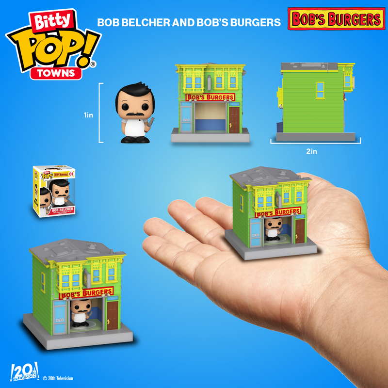 Bitty Pop! Towns Bob Belcher and Bob's Burgers, , hi-res view 2