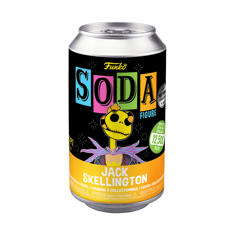 Vinyl SODA Jack Skellington with Snake (Black Light), , hi-res view 2